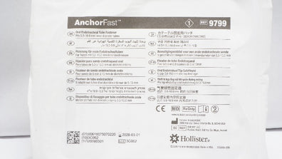 Hollister 9799 AnchorFast Oral Endotracheal Tube Fastener Fits 5.0-10.0mm Tubes